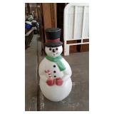 Plastic Snowman Outdoor Light Decor