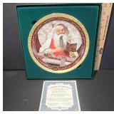 Norman Rockwell Christmas Plate 2010