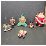 Six Miniature Holiday Ornaments