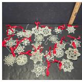 Crochet Snowflake Ornaments