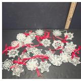 Crocheted Snowflake Ornaments