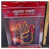 Lighted Turkey Decoration