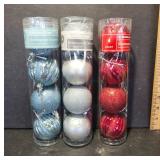 Holiday Time Shatterproof Ornaments