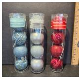 Holiday Time Shatterproof Ornaments