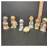 Porcelain Nativity Figurine Set