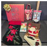 Christmas Stockings and Gift Wrap Set