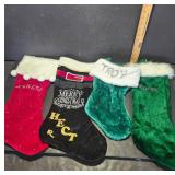 Four Personalized Christmas Stockings