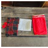 Three Textiles in Various Designs