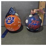 Auburn University Themed Ornament Set