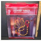 Lighted Turkey Indoor/Outdoor Decoration