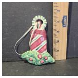 Hand-Painted Ceramic Candle Ornament