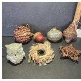 7 Assorted Holiday Ornaments