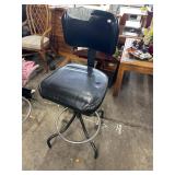 Tall desk chair, black