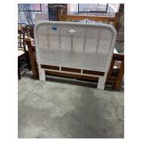 Wicker headboard, queen