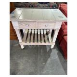 Kitchen island on wheels