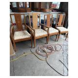 Poor wooden chairs