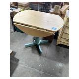 Small table with drop sides