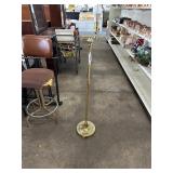 Brass floor lamp no shade