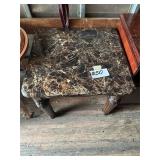 Marble top table square