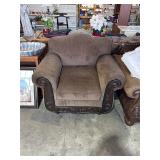 Large brown chair