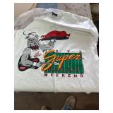 1992 Super Bowl dog weekend T-shirt