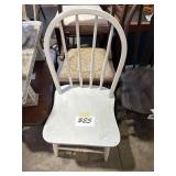 White chair spindle back