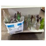 Shelf full of bottles