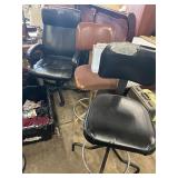 Three chairs one office two high back