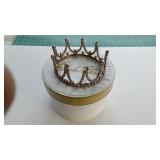 Rhinestone Crown with Box