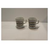 Pair of Mother and Father Mugs