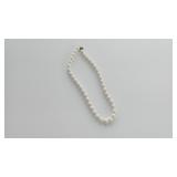 White Beaded Necklace