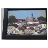 Framed Townscape Print