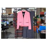 Pink Blazer with Black Trim