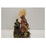 Angel, Girl, and Cherub Figurine Music Box