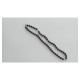 Black Beaded Necklace