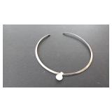 Silver Tone Collar Necklace