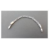 Silver Figaro Chain Bracelet