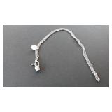 Silver Tone Necklace with Teapot Charm