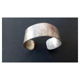 Silver Tone Cuff Bracelet
