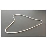 Silver-Tone Woven Chain Necklace