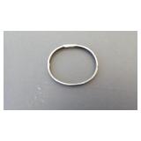 Silver Hinged Bangle Bracelet