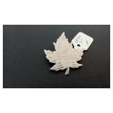Sterling Silver Canada Maple Leaf Pin