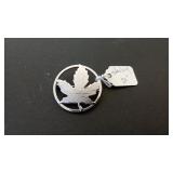 Sterling Silver Maple Leaf Brooch