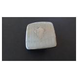 Vintage Sterling Silver Belt Buckle