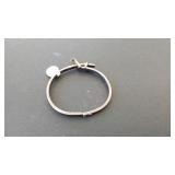 Blue Enamel Bangle Bracelet