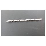 Silver-Tone Link Bracelet
