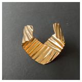 Gold-Tone Metal Cuff Bracelet