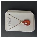 Kim Rogers Teardrop Pendant Necklace