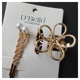 D'Bello Accessories Hair Clip and Hair Pin Set