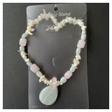 Genuine Stone Beaded Necklace